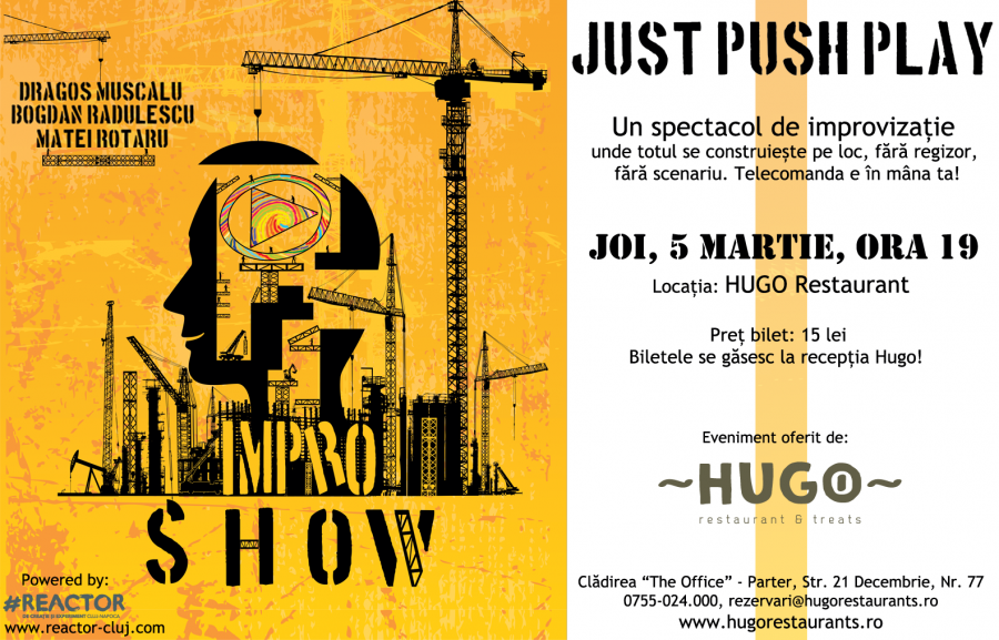 Just Push Play la Hugo