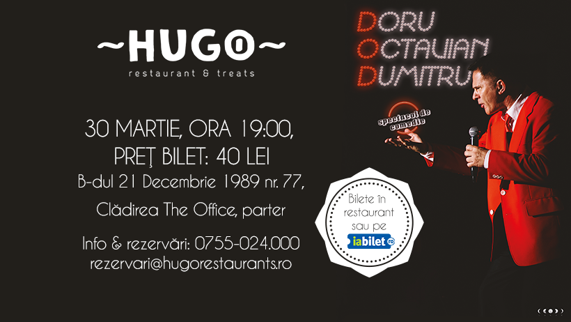 One Man Show, Doru Octavian Dumitru la Hugo The Office!